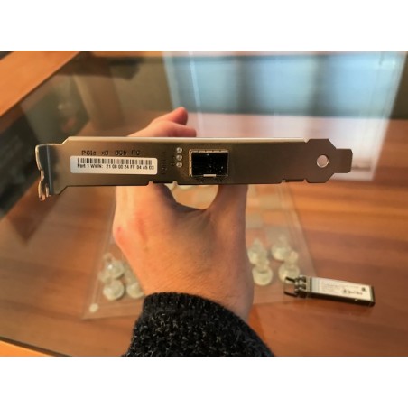 Placa de Rede SFP Qlogic QLE2560-DEL HBA 8Gb 1 Port - 06H20P
