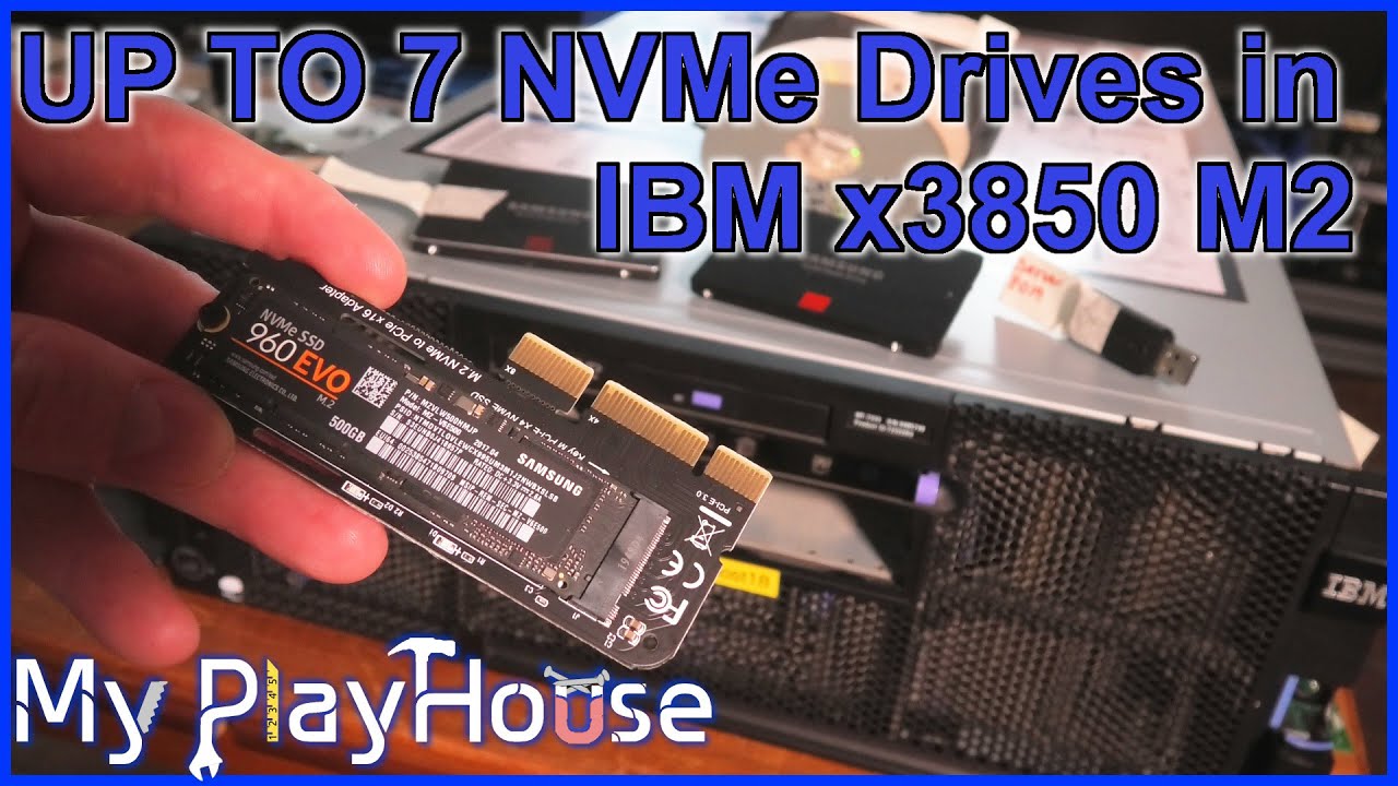 M.2 NVMe Adapter in x3850 M2